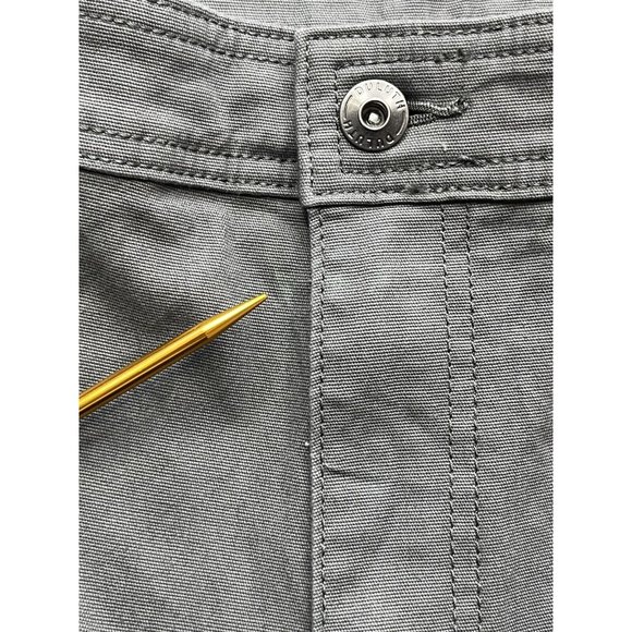 EUC Duluth Trading Men's Stretch Cargo Short with Belt Gray 48 Relaxed Fit - Picture 9 of 13